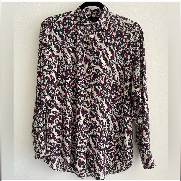 💜Silk Isabel Marant Cade blouse - Picture 4 of 7